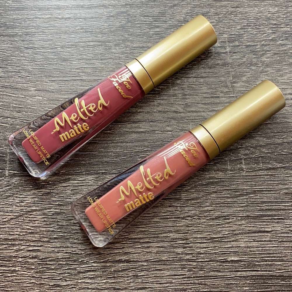 Too Faced Melted Mayte liquid lipsticks